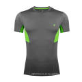 Umidade Wicking Dry Fit Camiseta justa